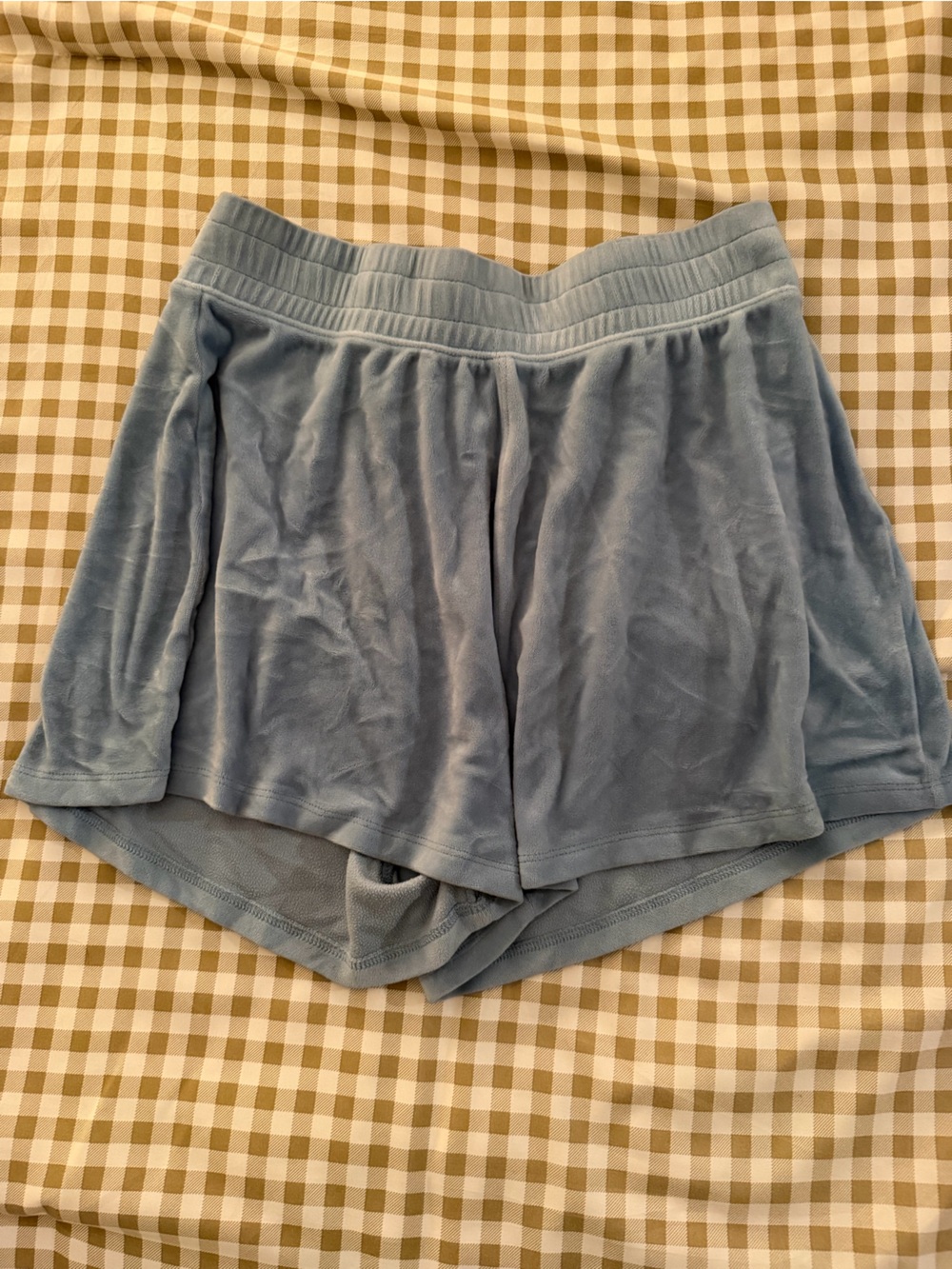 Hollister Blue Women’s Velvet Lounge Shorts